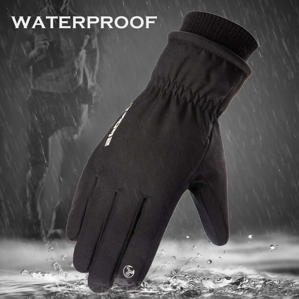Guantes Mtb велосипедные перчатки с отражающим экраном сенсорные велосипедные перчатки зимние мужские перчатки для холодной зимы женские мужские перчатки