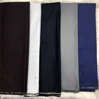 

10Yards Cashmere Wool Material For Men Cloth African Agbada Soft Cotton Fabric High Quality Cashmere Material for Man Suit 30
