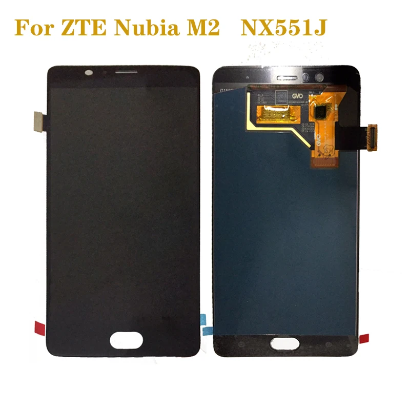 ЖК дисплей AMOLED для ZTE Nubia M2 NX551J, кодирующий преобразователь сенсорного экрана в сборе, запчасти для ZTE Nubia M 2|Экраны для мобильных телефонов| | АлиЭкспресс