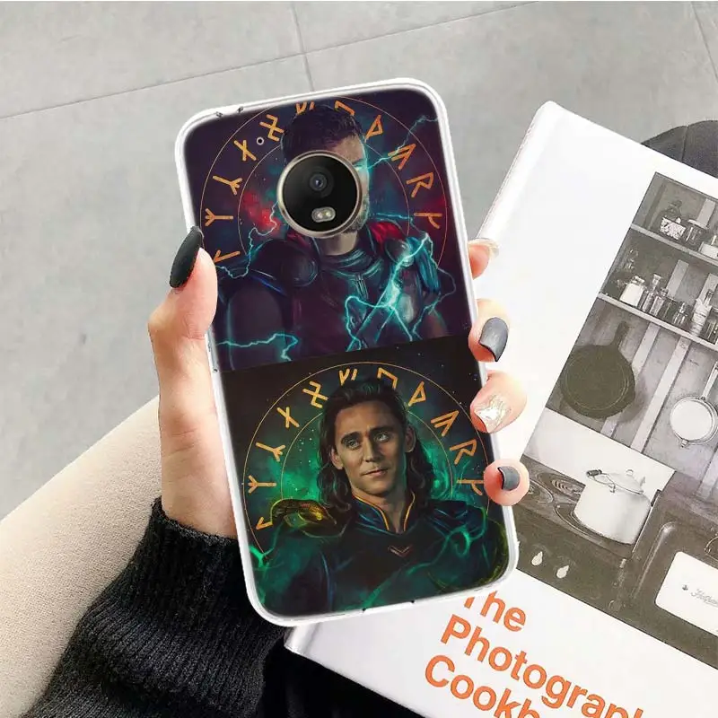 Локи Тор чехол для Motorola Moto G7 G6 G5S G5 E4 плюс G4 E5 играть X4 Мощность TPU с рисунком индивидуальная крышка телефона - Цвет: TR230-7