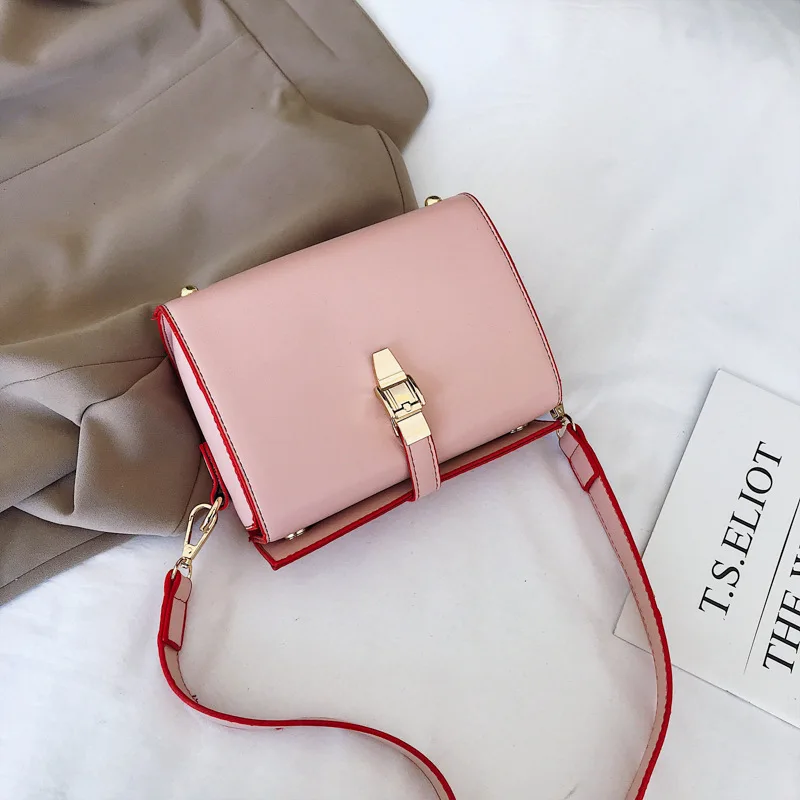 

2019 the new minority temperament single shoulder bag feeling small square bag fashion simple 100 tide bag