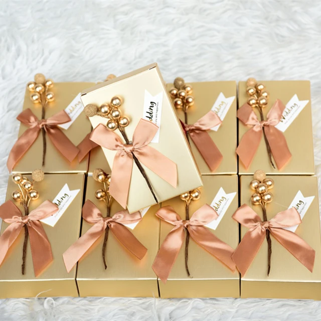 5Psc Gift Box Small Candy Boxes Paper Baby Shower Wedding Birthday  Christmas Favor Packing Ribbon Present Boxes Packaging Marble - AliExpress