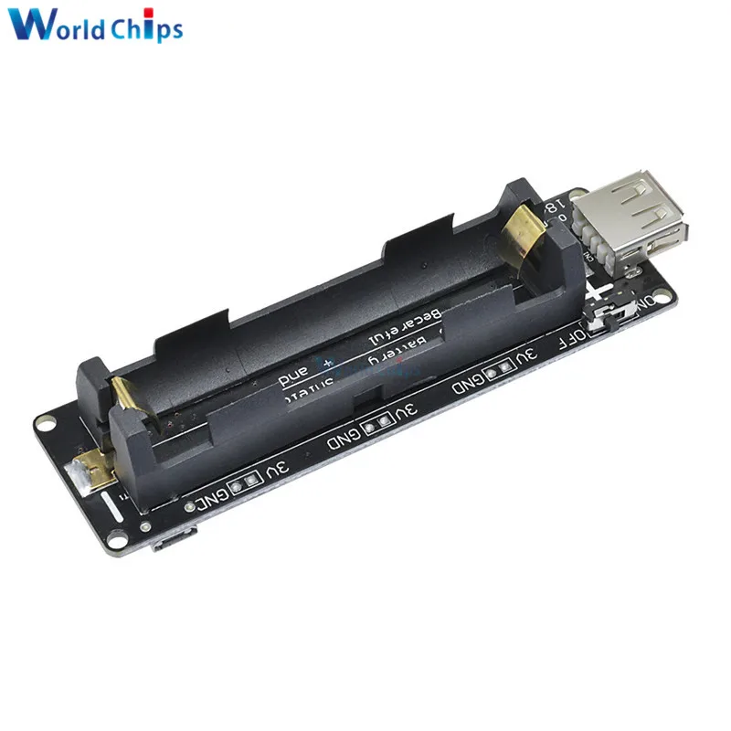 Diymore 18650 Защита аккумулятора V3 для Raspberry Pi WEMOS для Arduino Micro usb type-A USB выход Diy Kit