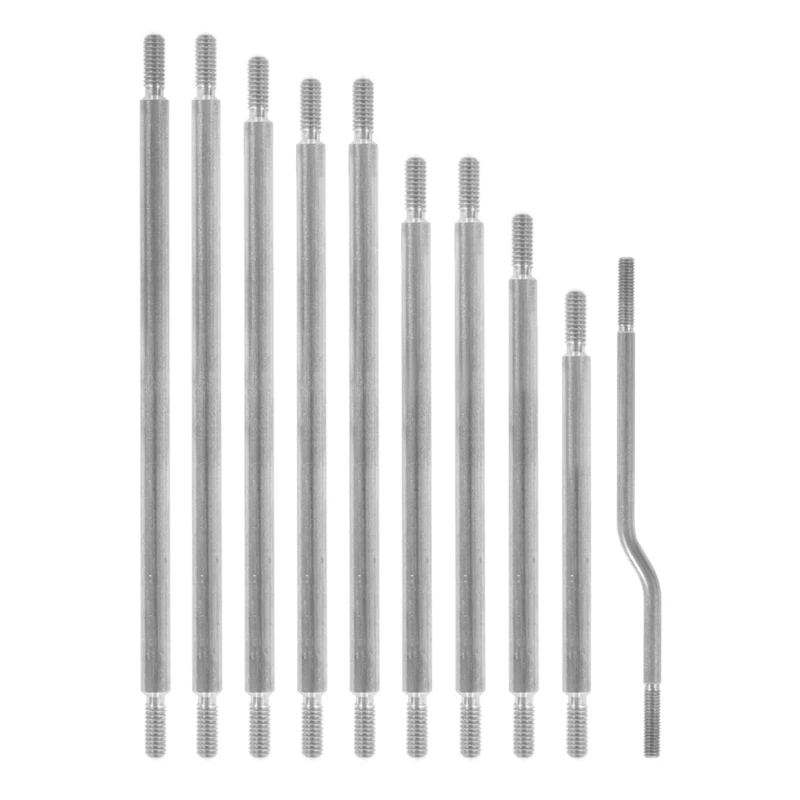 

10pcs/Set Metal Link Rod Linkage for Axial SCX10 iii AX103007 Crawler RC Car B36E