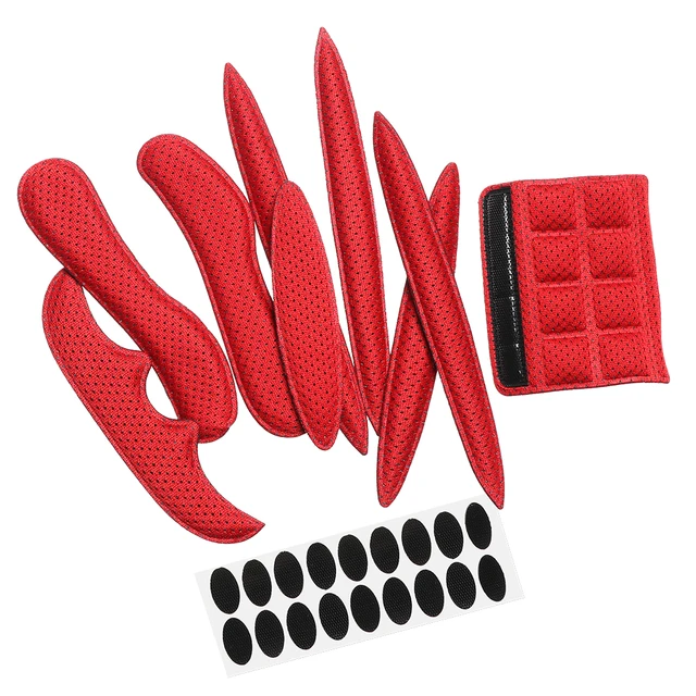 Rembourrage De Rechange Pour Casque Vélo – Mousse Absorbante, Points Velcro – Compatible Fisher Et Modèles Similaires
