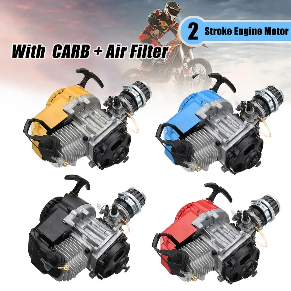 2 Stroke Engine 49cc For Motor Transmission Engine Air Filter Mini Pocket Pit Quad Dirt Bike ATV 4 Wheel