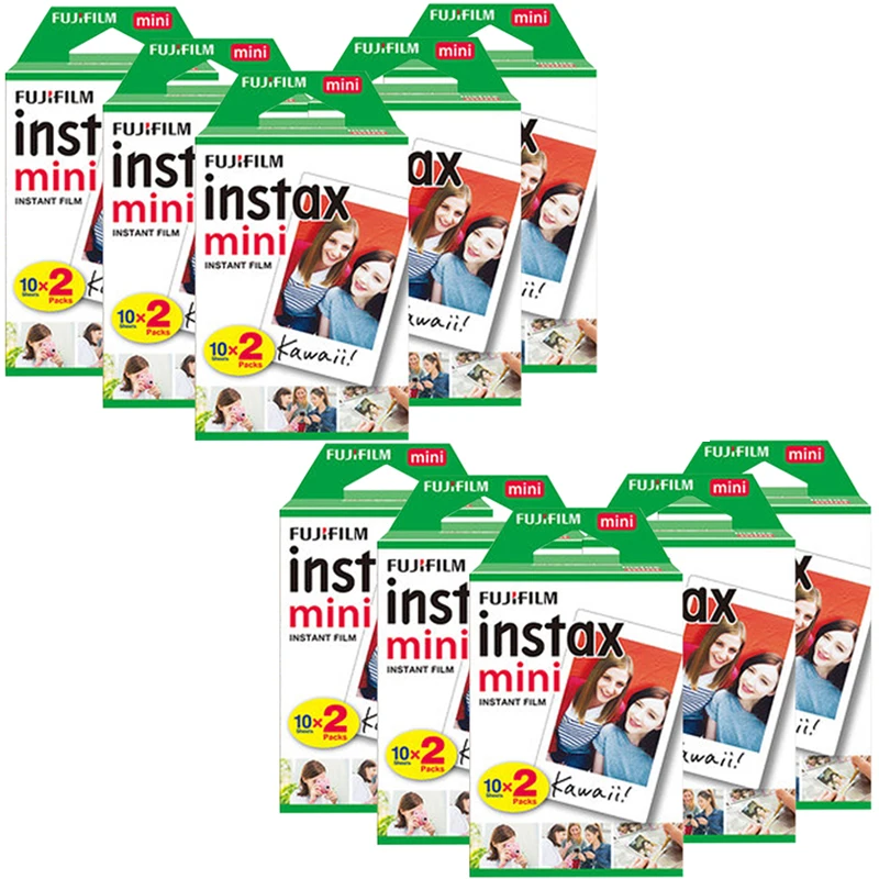 Пленка Fuji Fujifilm Instax Mini 9 10 100 листов пленка с белым краем ширина 3 дюйма для