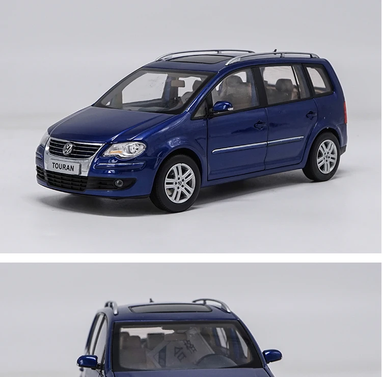 Высокая тщательная 1:18 VW TOURAN MPV сплав модель автомобиля статические металлические модельные автомобили оригинальная коробка для подарков коллекция