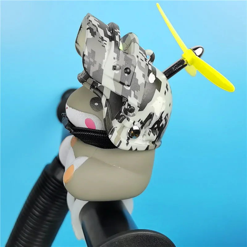 

New bicycle bell lamp cute hamster mountain bike road bike cute helmet hamster bell lamp accessories hot sale 2020