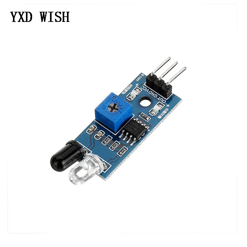 Умная электроника светоотражающий фотоэлектрический 3 контактный ИК датчик обхода препятствий модуль для