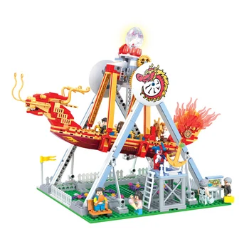 

AIBOULLY 7033 City Modern Paradise Series Building Blocks Educational Toys Let The Children Create Their Own Toys Holiday Gifts