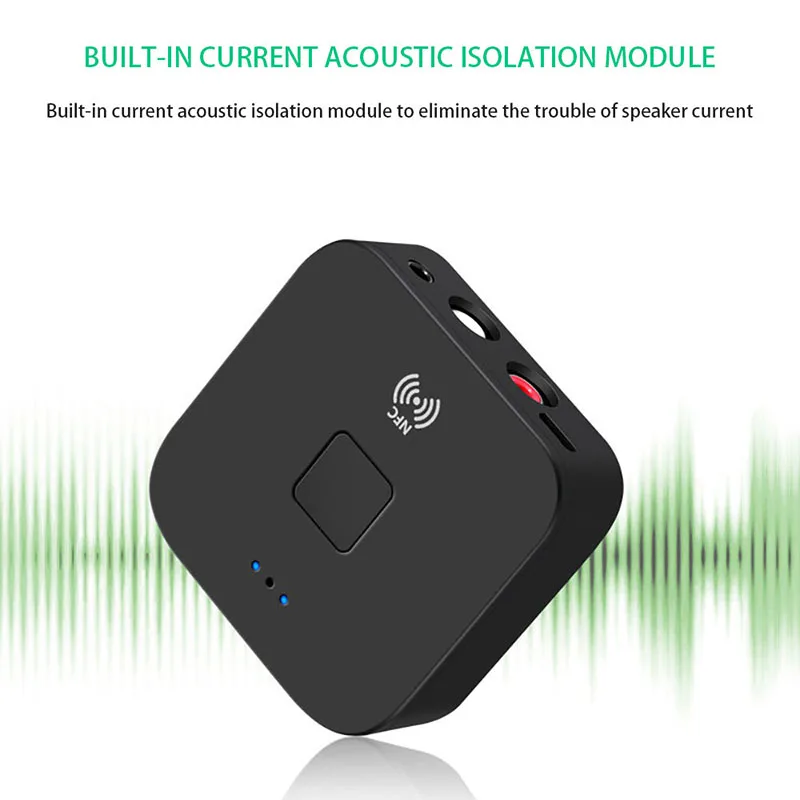 3,5 мм Aux Bluetooth nfc ресивер для телефона планшета ноутбука ТВ Беспроводной адаптер Автомобильная Колонка Bluetooth 5,0 аудио приемник