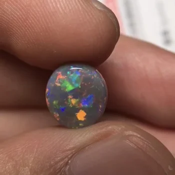 

A314 Natural Black Opal 2.275ct Australia Origin Gemstones Loose Stones for Jewelry Making for Necklace Making