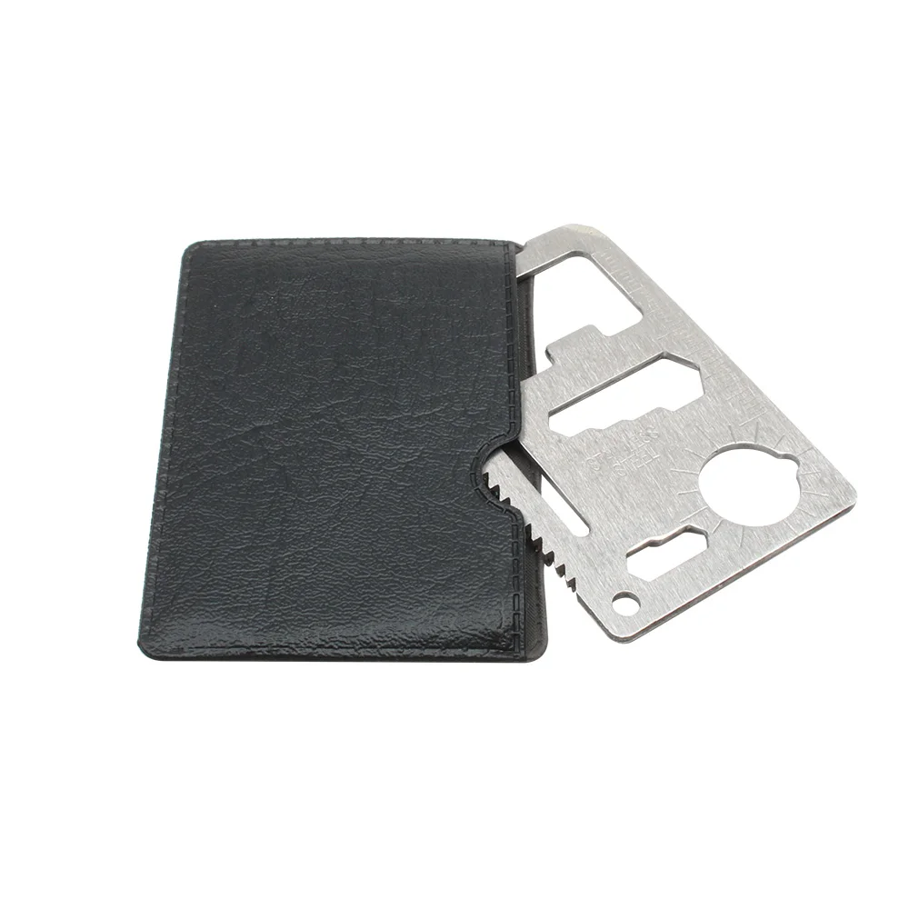 

pocket tool multifunction Knife credit edc outdoor bottle survive gear card multi multipurpose gadget camp opener wallet kit