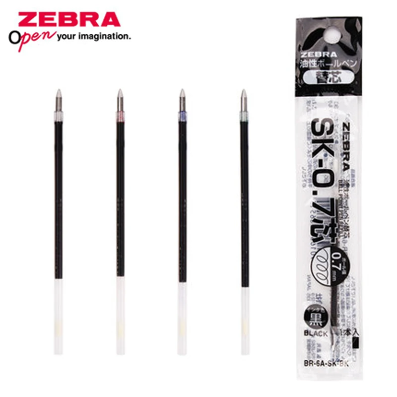 36pcs Zebra SK-0.7mm ball point pen only refill Black Japan Tracking No. 