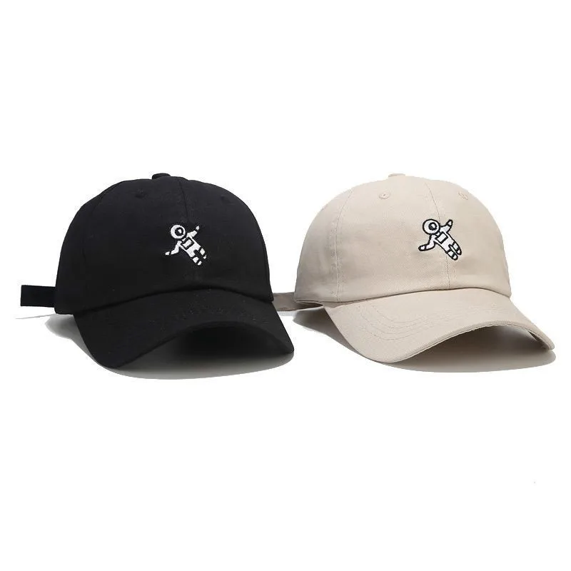 Unisex Embroidered Astronaut Baseball Dad Hat Cotton Men Baseball Cap Hip Hop Summer Women Snapback Hat Bone Wholesale Gift