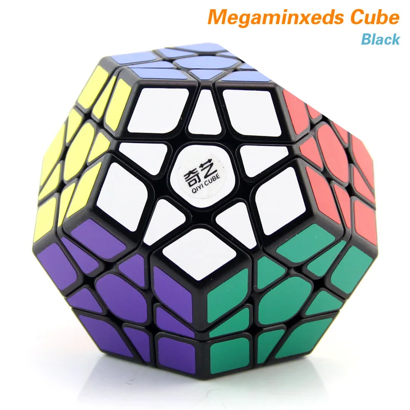 QiYi Pyraminxeds Megaminxeds SQ-1 Mastermorphix 3x3x3 магический куб, квадрат 1 Skewbes Pyramid speed Cube Пазлы игрушки подарок - Цвет: Megaminxeds-Black