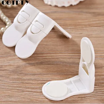 

10pcs/set Children Safety Protective Lock Refrigerator Drawer Right Angle Lock Baby Anti-pinch Hands Cupboard Latches