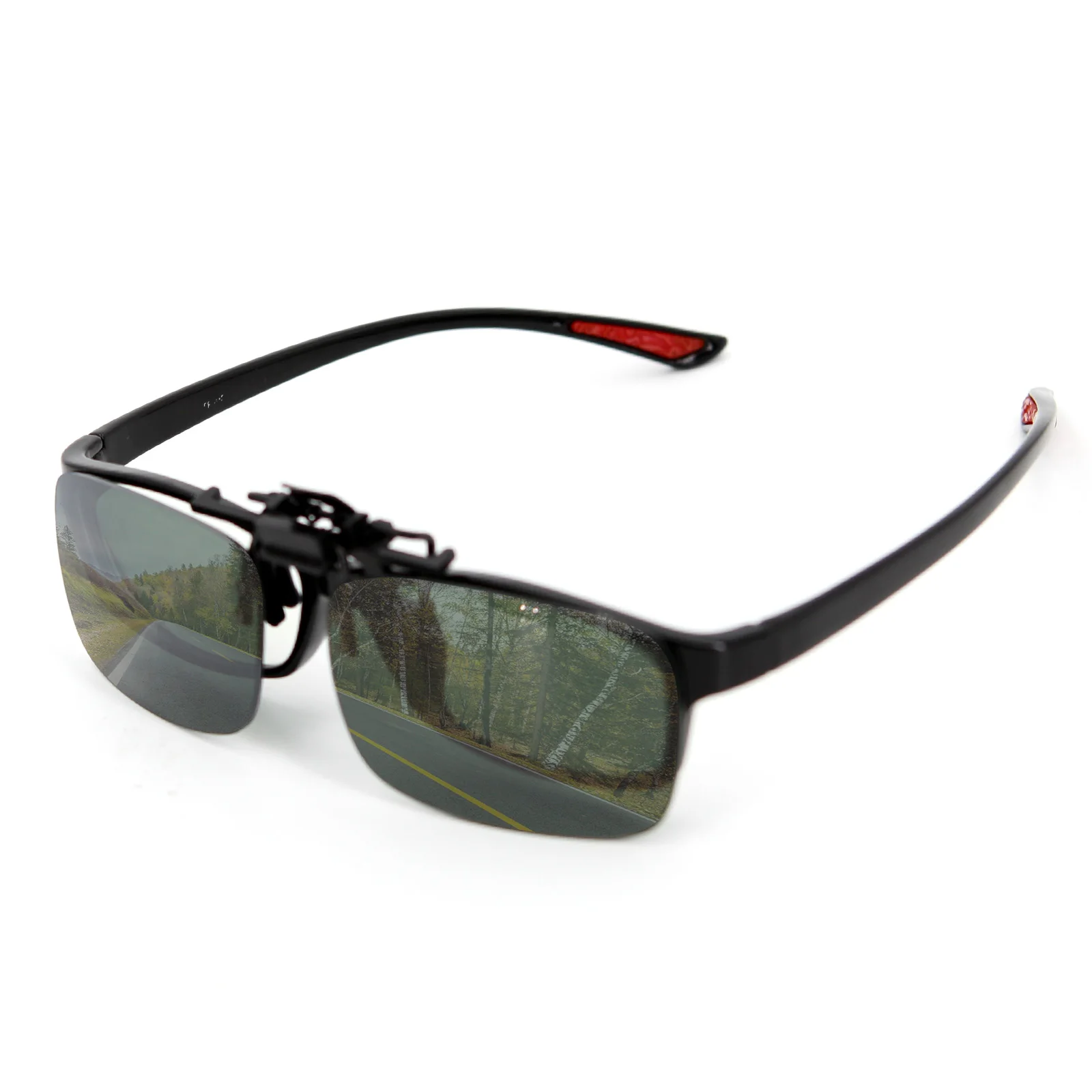 Car Goggles Sun Glasses Driving Night Vision Lens Clip On Sunglasses Unisex Day Riding Men Women Anti-glare