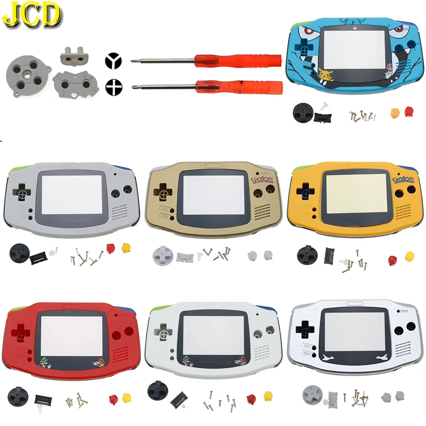 JCD 1 комплект DIY Полный Корпус чехол Чехол с отверткой проводящая резиновая