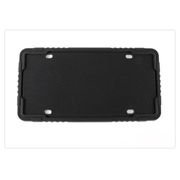 

Accessories License Plate Frame Car Auto 2Pcs Silicone Decals With Screw