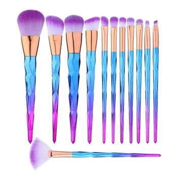 

12Pcs Gradient Colorful Makeup Brush Beauty Makeup Set Eye Shadow Brush Blush Brush Makeup Brushes Set Beauty Tool