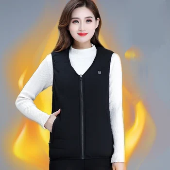 

Snowboarding Heating Vest USB Charging Heating Vest Intelligent Electric Heating Vest Heating Clothes Submersible Silk Floss