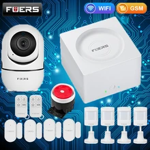 Home Alarm System FUERS G95 Tuya APP Control Wireless WiFi GSM Features Voice Broadcast Language Switched Smart Home System