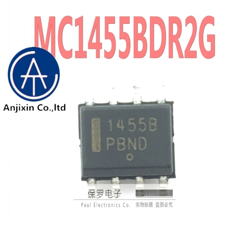 

10pcs 100% orginal and new timer/oscillator MC1455BDR2G MC1455B 1455B SOP-8 real stock