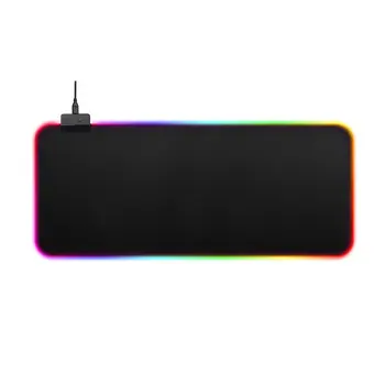 

Colorful Symphony Glowing Mouse Pad Gaming Mouse Pad Soft Non-Slip Rubber Base Mouse Mat for Laptop Computer Games