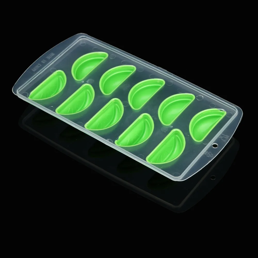 Fruit shape silicone ice cube jelly DIY mold tray pudding kitchen ice mold party wholesale purchasing#3A14