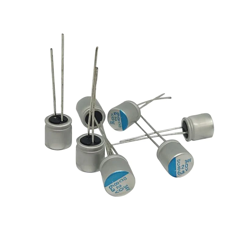 Capacitor High Frequency Solid 820uF 2.5v 8 * 8mm 2.5V 820uf Grafis