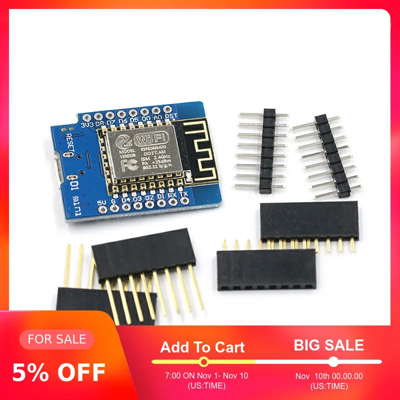 ESP8266 ESP-12 ESP12 WeMos D1 Мини-модуль Wemos D1 Мини WiFi макетная плата Micro USB 3,3 В на основе ESP-8266EX 11 цифровых контактов