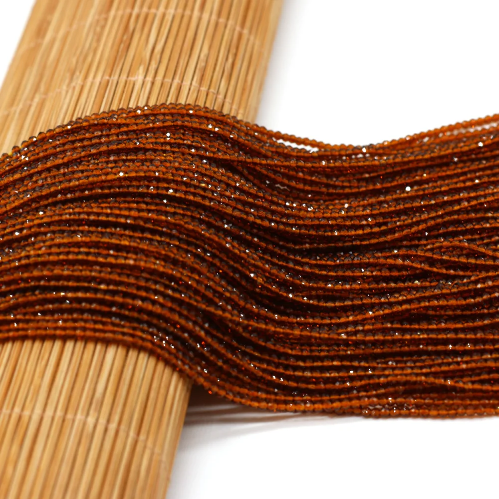 Vibrant Orange-Red Spinel Beads