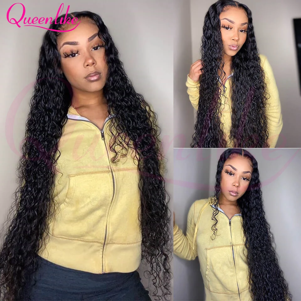 30 32 Inch Lace Front Brazilian Kinky Curly 5x5 6x6 Closure Wigs For Black Women Curly Human Hair Wig 13X6 HD Lace Frontal Wig