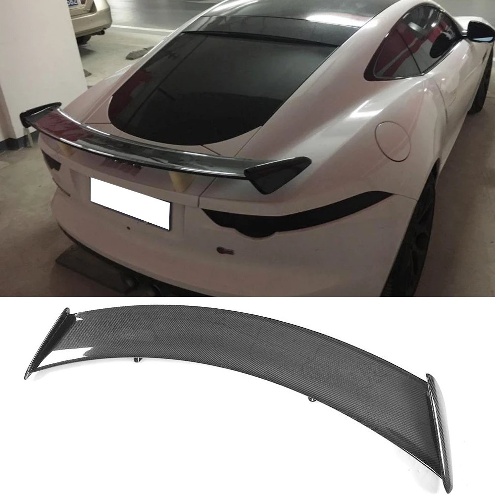 Задний спойлер из углеродного волокна/ФАП для багажника автомобиля крыло Jaguar F TYPE