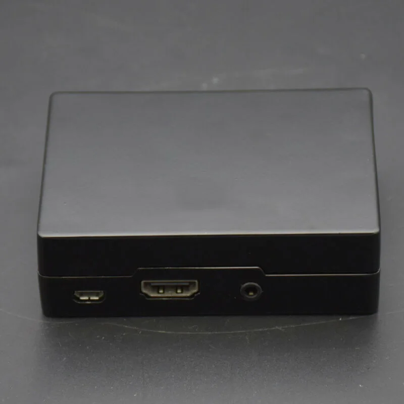1х черный металлический чехол из алюминиевого сплава для Raspberry Pi 3 2 Модель B& B+ прочный