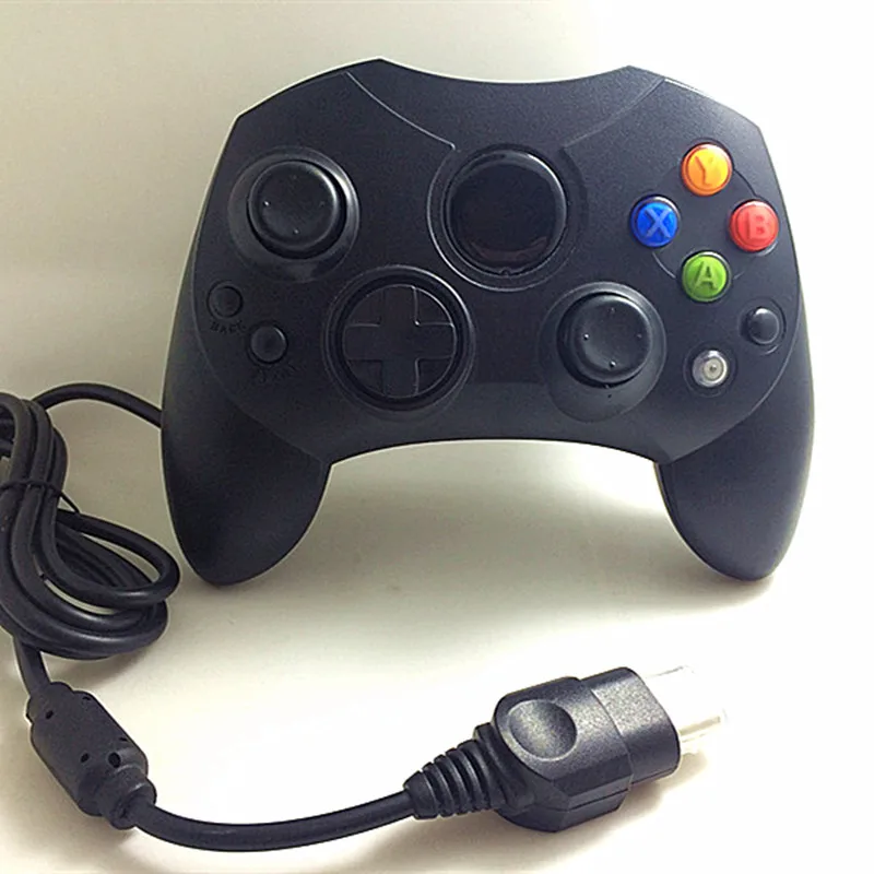 2021 Classic Wired Joypad Controller For Microsoft Original Xbox Controller For XBOX Gamepad Retro Joystick Controle Black 