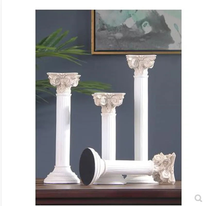European retro Roman column model crafts creative home accessories resin furnishings shooting props