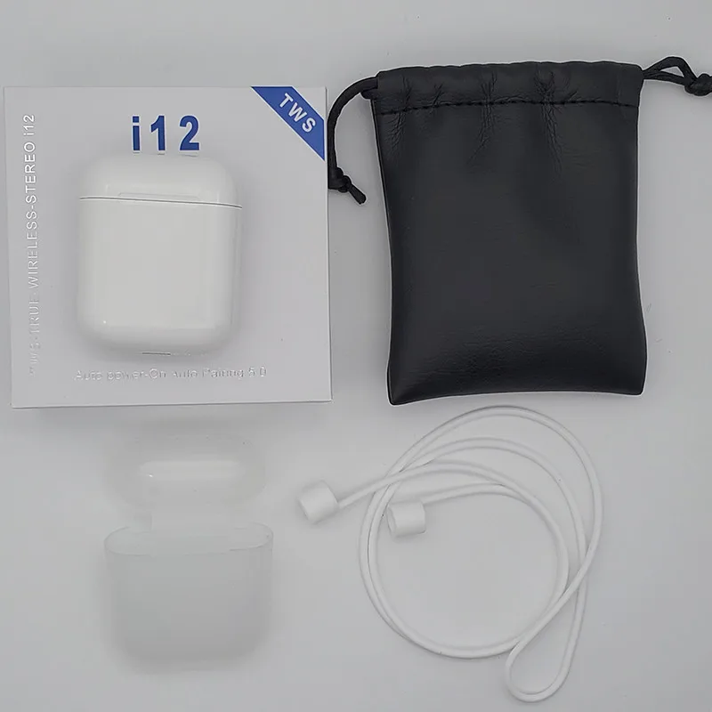 i12 and sport kits Оригинальная беспроводная Bluetooth гарнитура i12 TWS Bluetooth 5,0 спортивные наушники портативные сенсорные наушники для всех мобильных телефонов - Цвет: i12 and sport kits