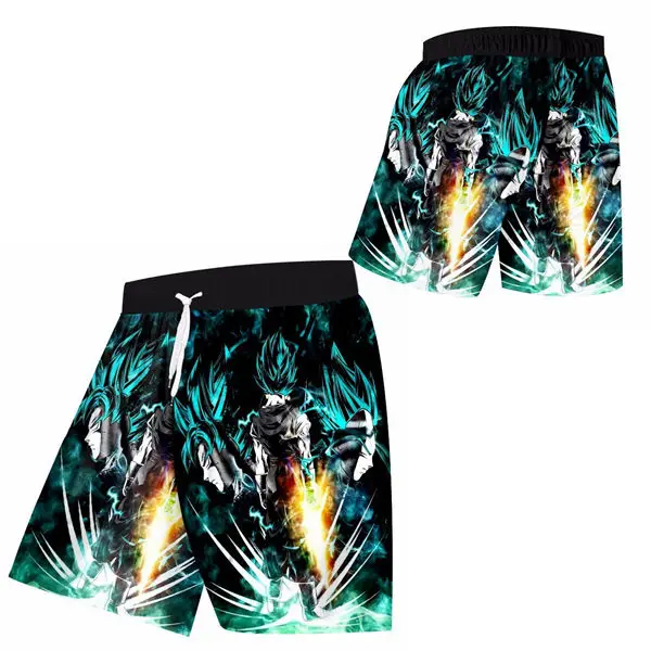 Summer shorts 3D Dragon Ball шорты с принтом Мужские анимационные шорты в уличном стиле летние пляжные шорты унисекс свободные комфортные шорты 6XL - Цвет: Summer shorts