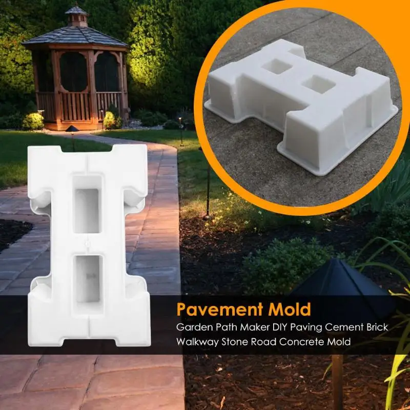 DIY font b Garden b font Path Paving Mold font b Home b font Courtyard Concrete