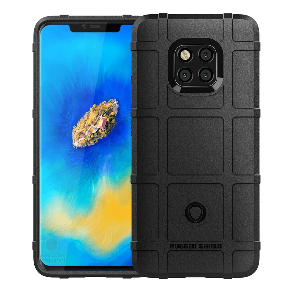 Силиконовый прочный защитный чехол для Huawei P40 P20 P30 Mate 30 20 RS Pro Lite Nova 7i 6 SE 5 5i 5T