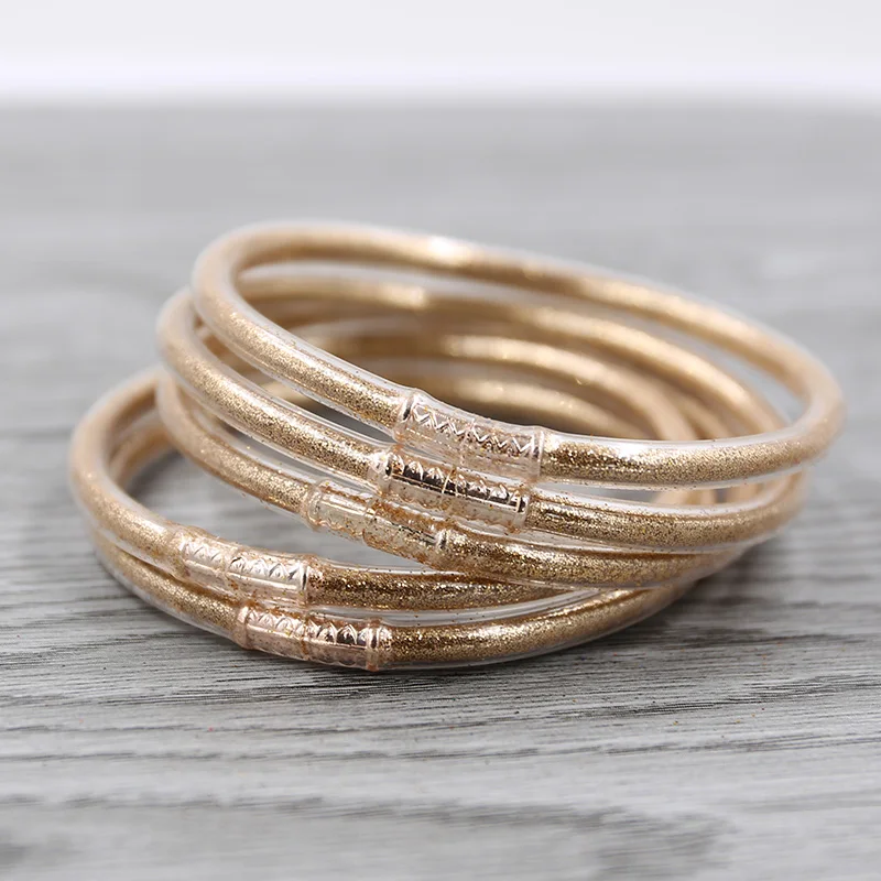 STRATHSPEY Золотой блестящий желеобразный браслет светильник вес пластиковые