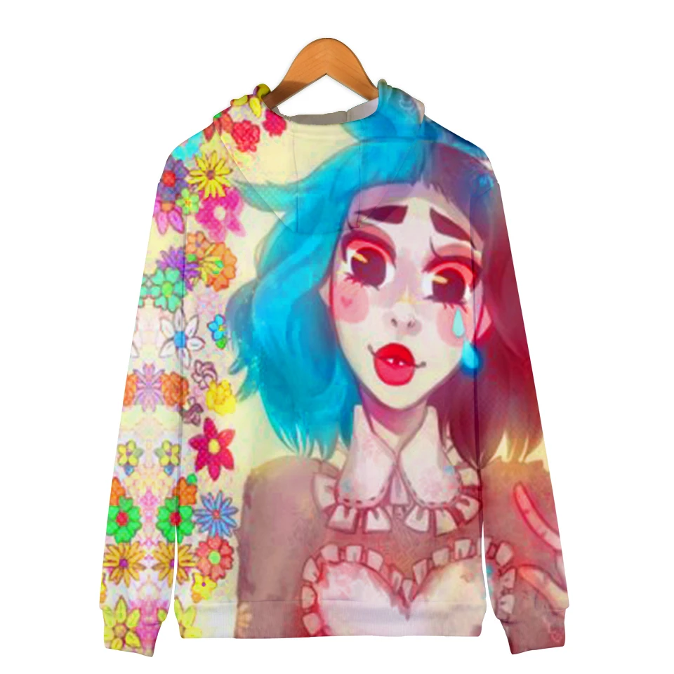  cry baby melanie martinez women hoodies zipper 2019 Hot Polyester Fashion Hoodies Sweatshirt Casual