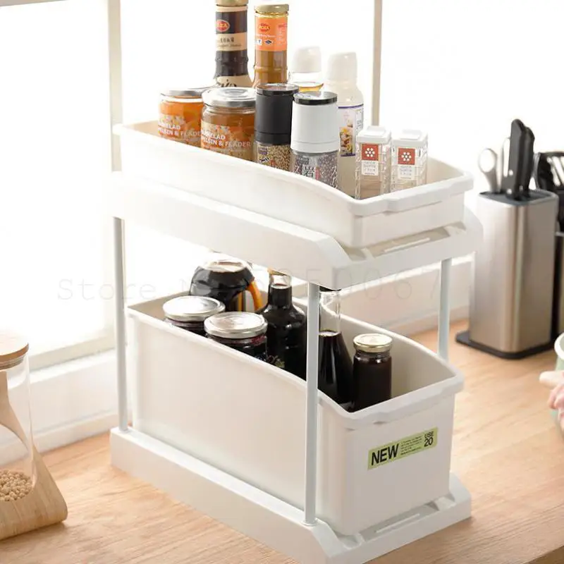 Cupboards, Shelves, Cupboards, Multi-functional Drawer, Shelves, Kitchen, Narrow Seams, Salt, Vinegar, And Vinegar