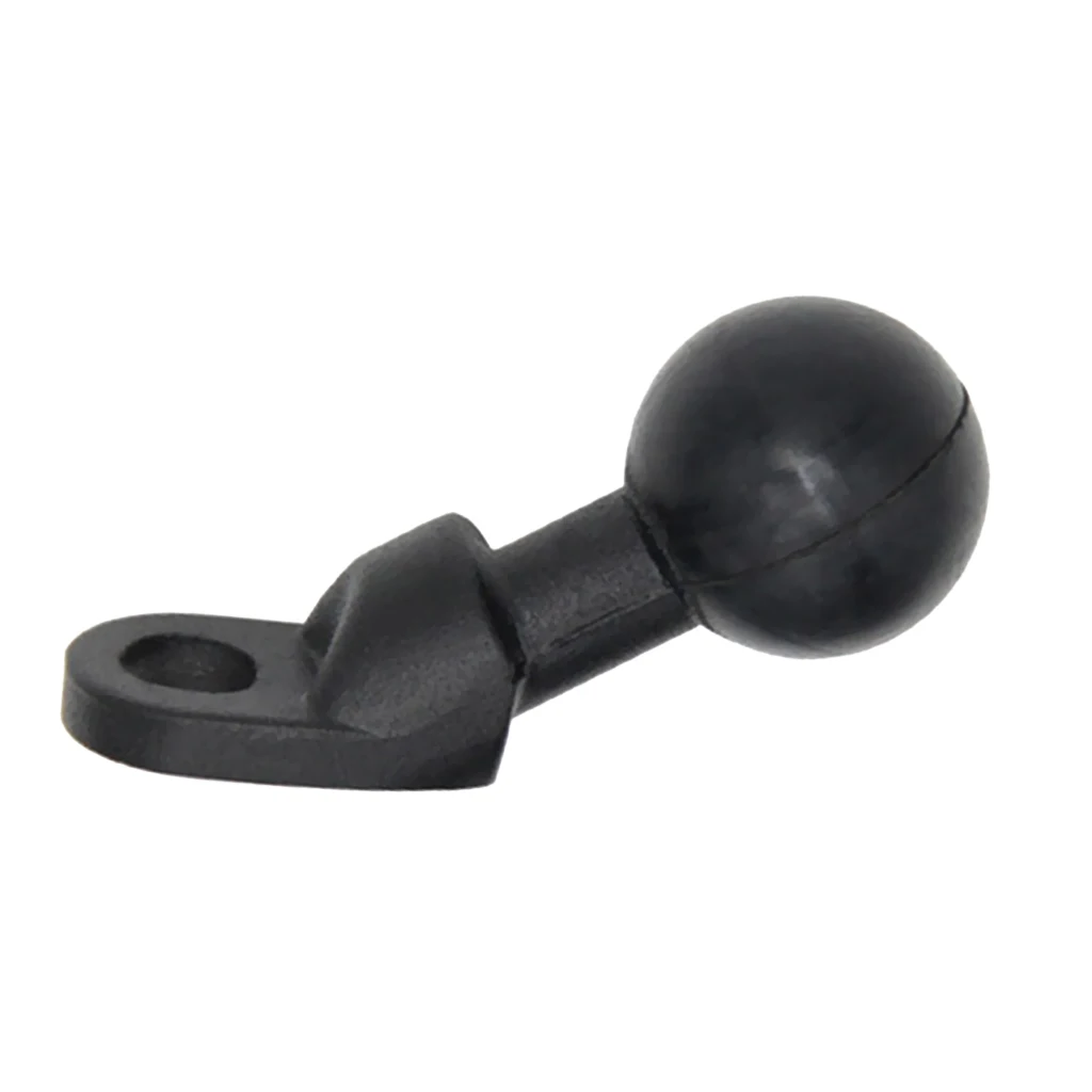 Mount Aluminum Mini Motorcycle Mount Angled Base With 11mm Hole 1 Inch Ball