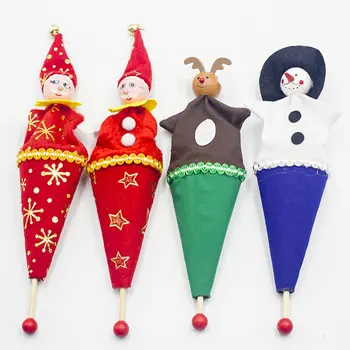 

Christmas Decorations Children'S Toys Cartoon Christmas Cannons Christmas Children Hiding Cats Wooden Toys