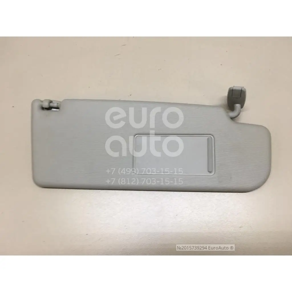 Козырек солнцезащитный(внутри), состояние – Б/У,, для Skoda Fabia 5J1857552D2F4 ПРАВЫЙ С ЗЕРКАЛОМ 5J1857552D2F4