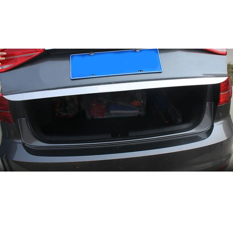 

Lsrtw2017 for Sagitar Jetta Mk6 Car Trunk Tailgate Trims Interior Accessories Chrome 2012 2013 2014 2015 2016 2017 2018